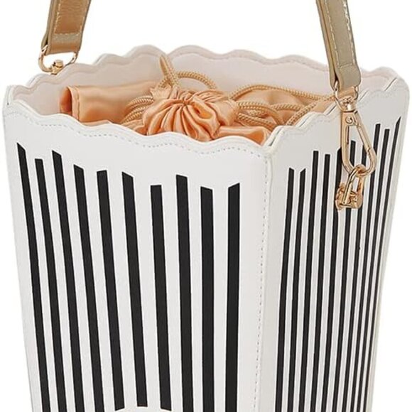 Women Crossbody Bag Leather Popcorn Style Clutch Shoulder Purse Gift - Picture 5 of 8